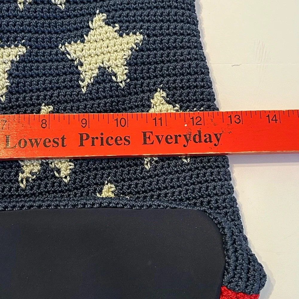 Crossbody Woven Red/White/Blue‎ Patriotic Shoulder Purse/Handbag